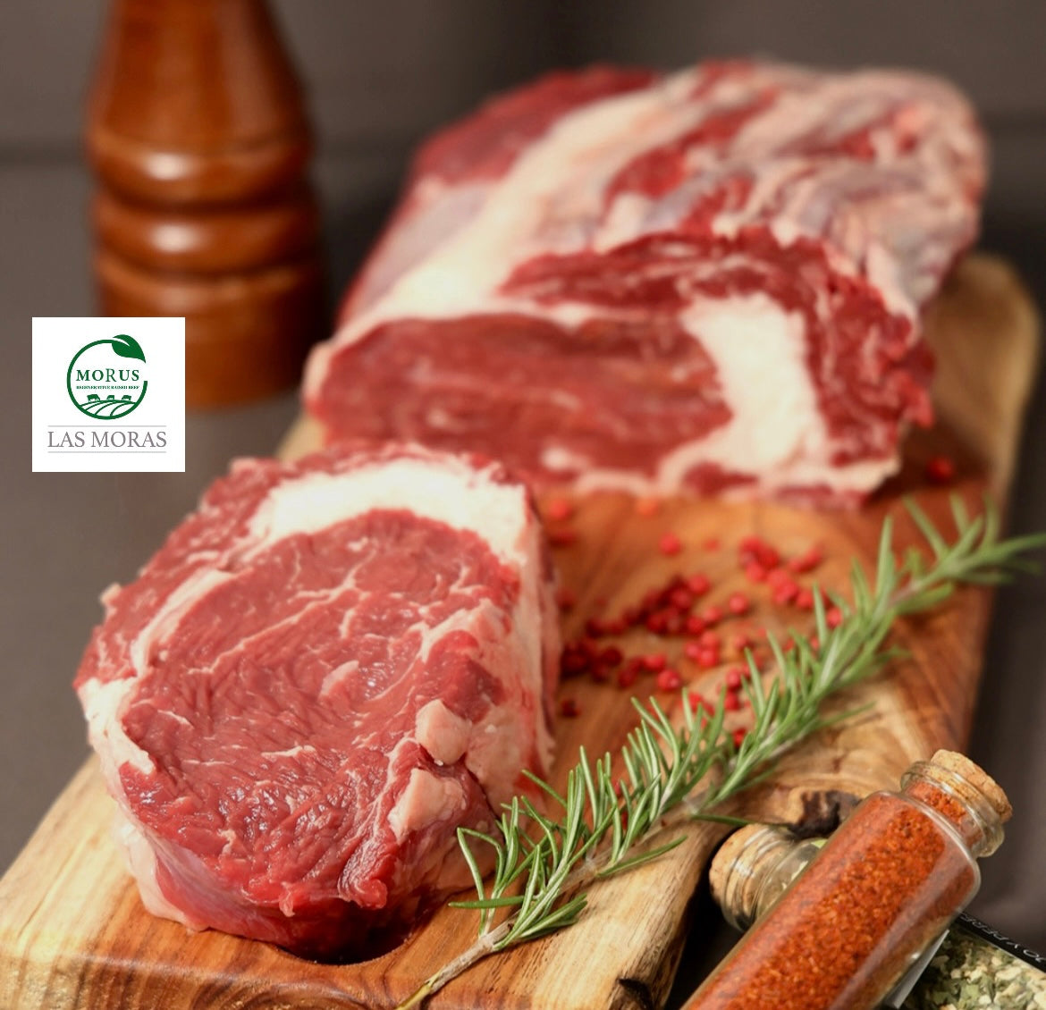 Grass Fed Beef RIB EYE - MORUS- Regenerative raised & Certified