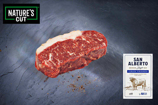 New York steak 12 oz SAN ALBERTO Prime Black Angus grain finished