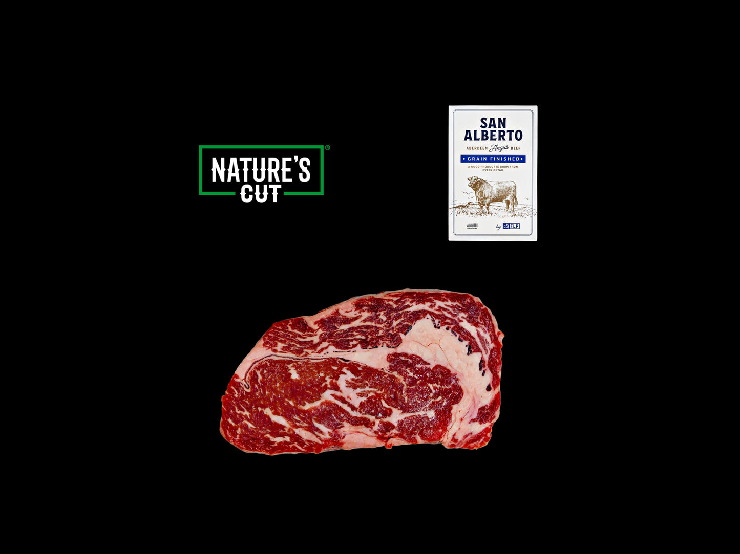 Ribeye steak 14oz SAN ALBERTO Prime Black Angus grain finished